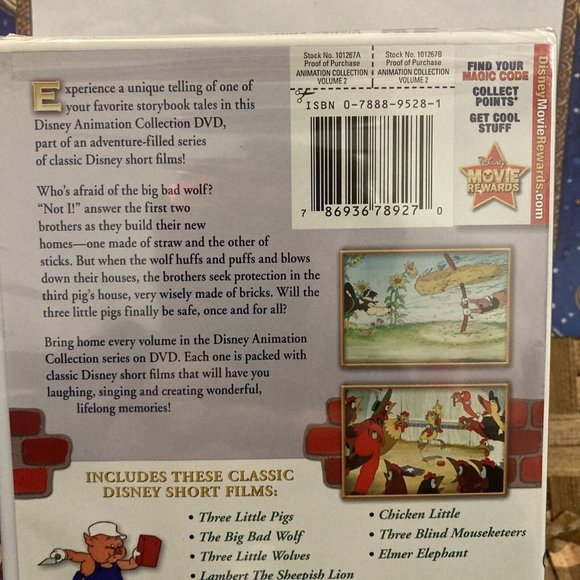 Disney Animation Collection: Volume 2: The Three Little Pigs (DVD) Walt Disney - Picture 6 of 10